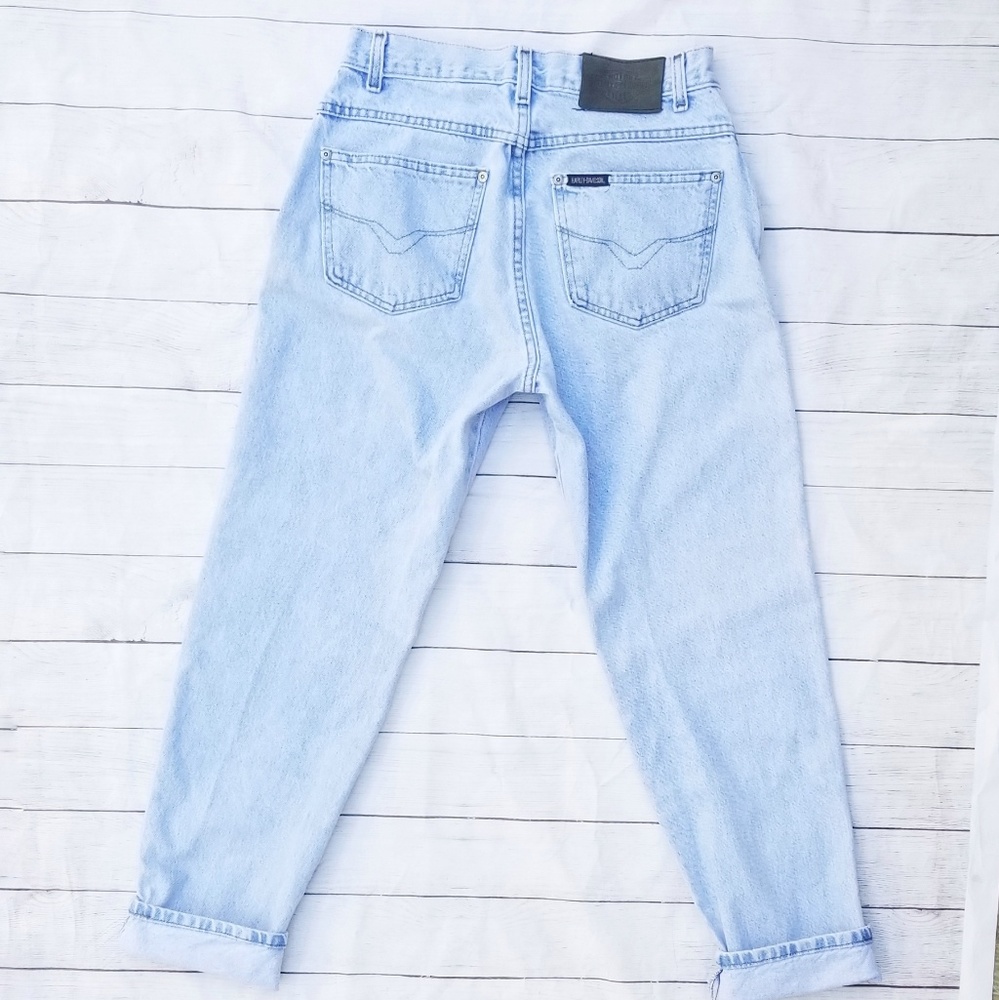 High waisted Harley Davidson Jeans